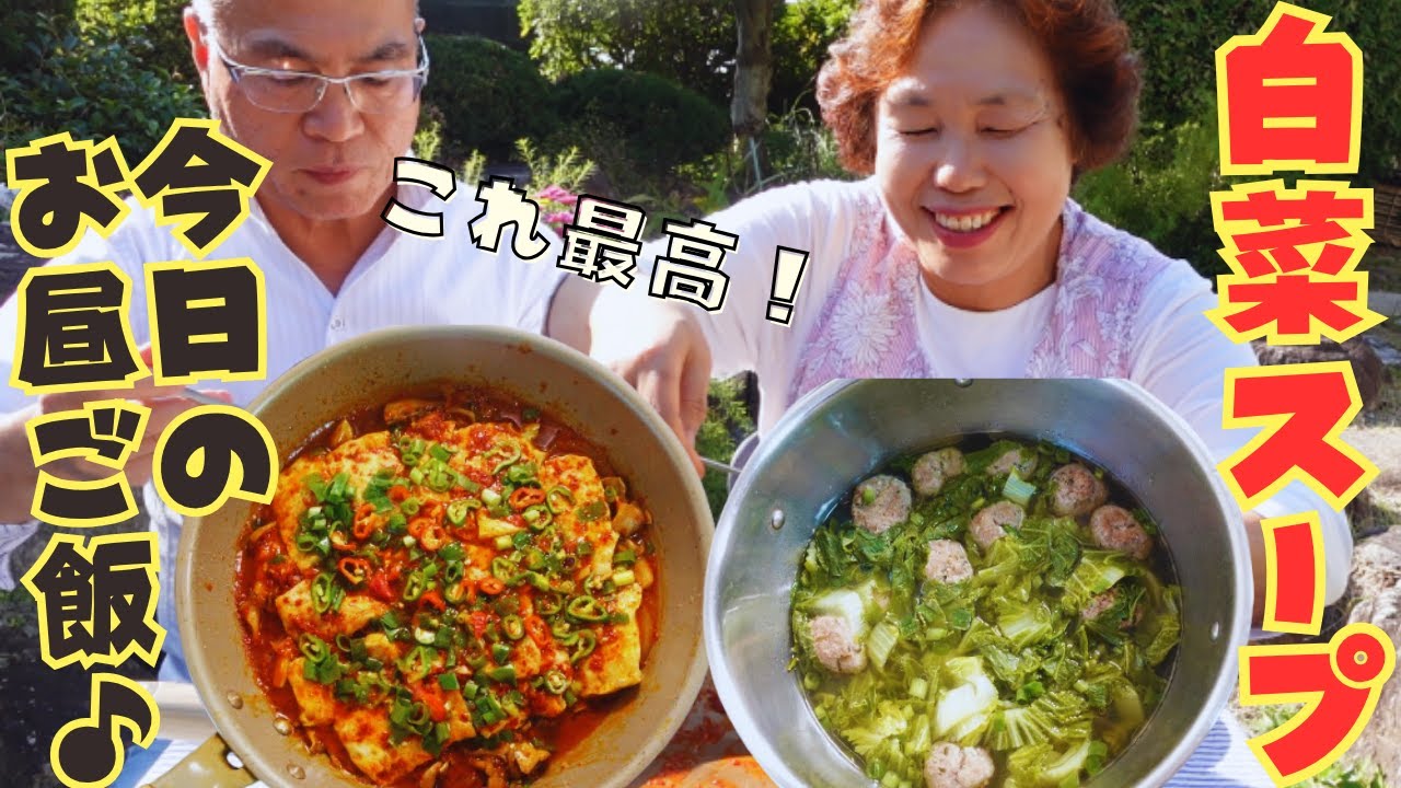 【最高のお昼ご飯！】李さんが作る肉団子入りの白菜スープが美味しすぎました！