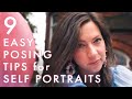 9 EASY POSING TIPS FOR SELF PORTRAITS to take photos you'll love