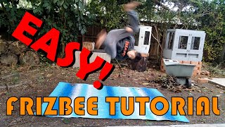 Easy flip that's not scary, frisbee flip tutorial