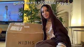 my first YouTube video | huge £600 Shein Haul + Try-on | Back to School 2023 | 60+ Items | Part 1 ♡