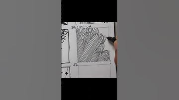 Five-Oh Zentangle Pattern