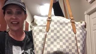 totally damier azur louis