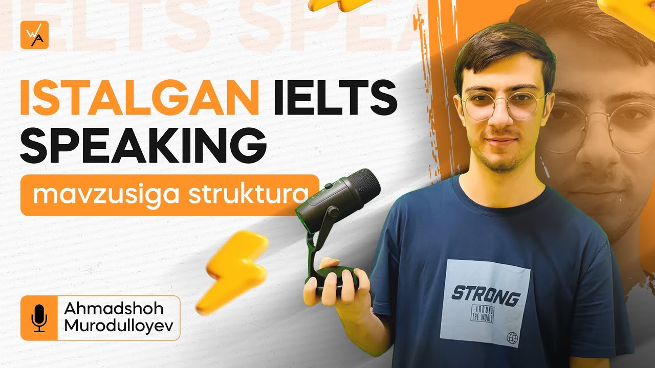 Istalgan Speaking mavzusiga tayyorlanamiz | IELTS 8,5