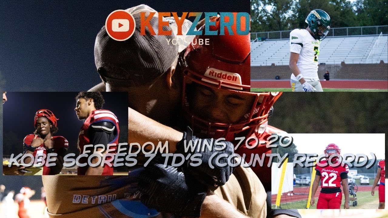 Freedom Fries A.C Reynolds / Kobe Johnson Scores 7 Touchdowns / 2025 NCHSAA HIGHSCHOOL FOOTBALL