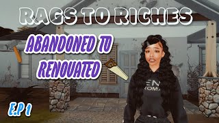 Rags to Riches 🪚Abandoned to Renovated!!🛠️️ (Ep.1)