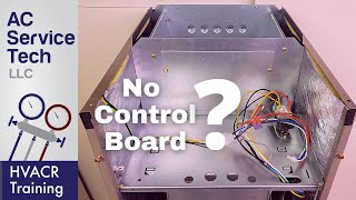 How an Air Handler WITHOUT a Control Board Works! AC and Heat Pumps!