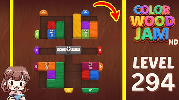 Color Wood Jam Level 294 Solution Walkthrough