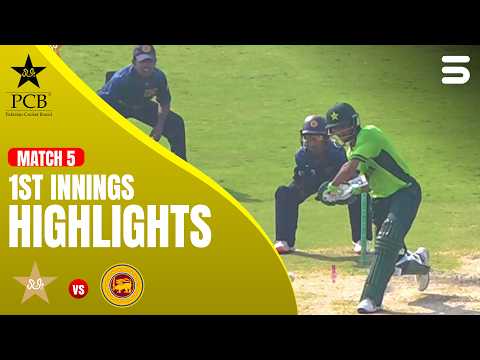 1st Innings Highlights | Pakistan U17 vs Sri Lanka U17 | Youth One-Day - Match 5 | MZR1J