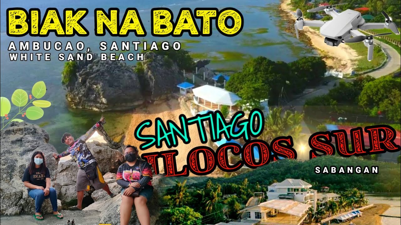 BIAK NA BATO | SANTIAGO, ILOCOS SUR | WHITE SAND BEACH - YouTube
