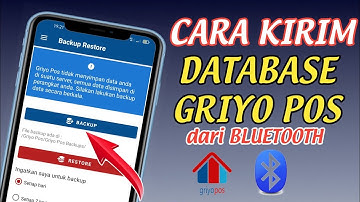 Cara Kirim Database Aplikasi Kasir Griyo Pos dari Bluetooth dengan Mudah