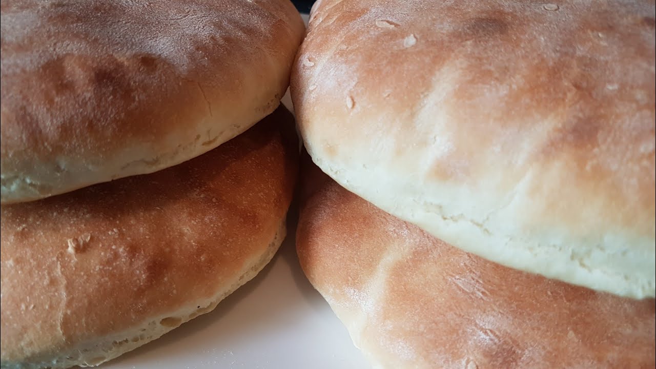 خبز الطحين او الفرينة بطريقة سهلة ونتيجة رائعة جدا 👌 Pain de farine fait maison facile