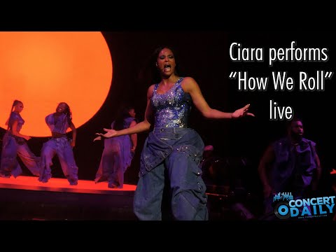 Ciara performs "How We Roll" live; Out Of This World Tour Vancouver