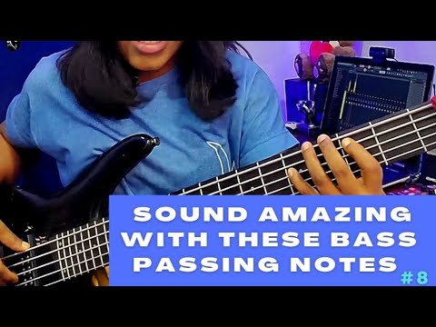 If you use these bass passing notes on your 1, 4, 5, you will sound so ...