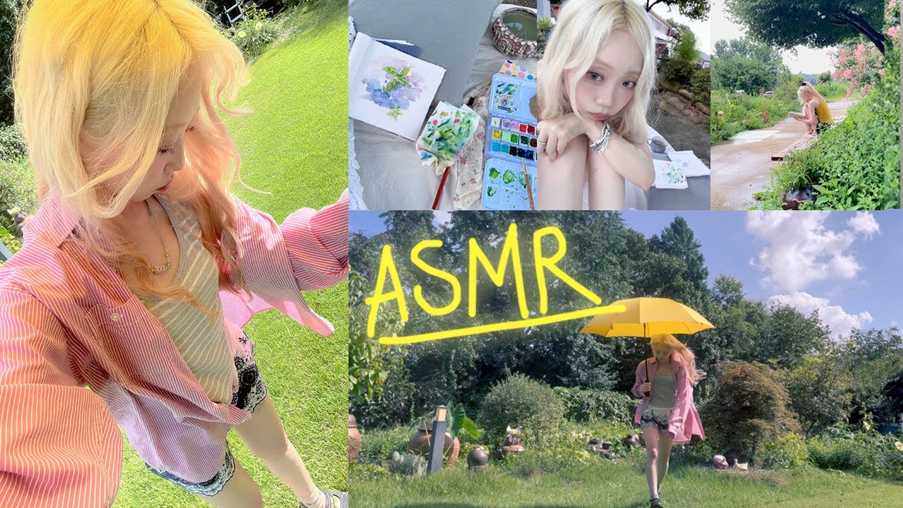 그저 밥해먹고 그림그리는 시골 생활 ASMR