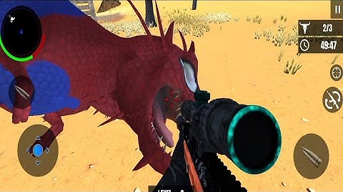 Dino hunting games | wild animal hunter | Gameplay walkthrough part 2 | Offline games android & IOS