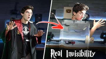 Real Invisibility Cloak Using Artificial Intelligence! - Harry Potter Invisibility!!