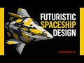 Watch a Spaceship Drawing Turn Into a Real Starfighter!
