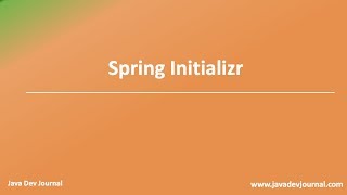 Spring Initializr