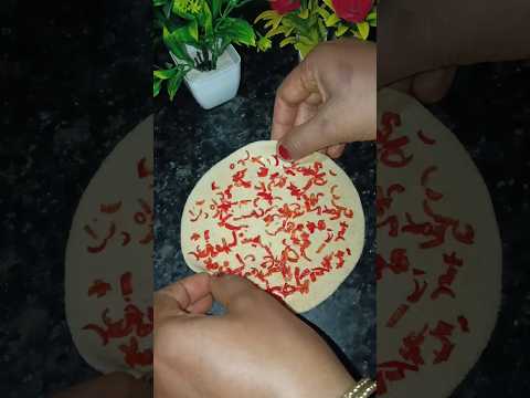Viral Red Chilli Parantha #parantha #cooking #foodie #food #cook #recipe #trending #shorts #viral