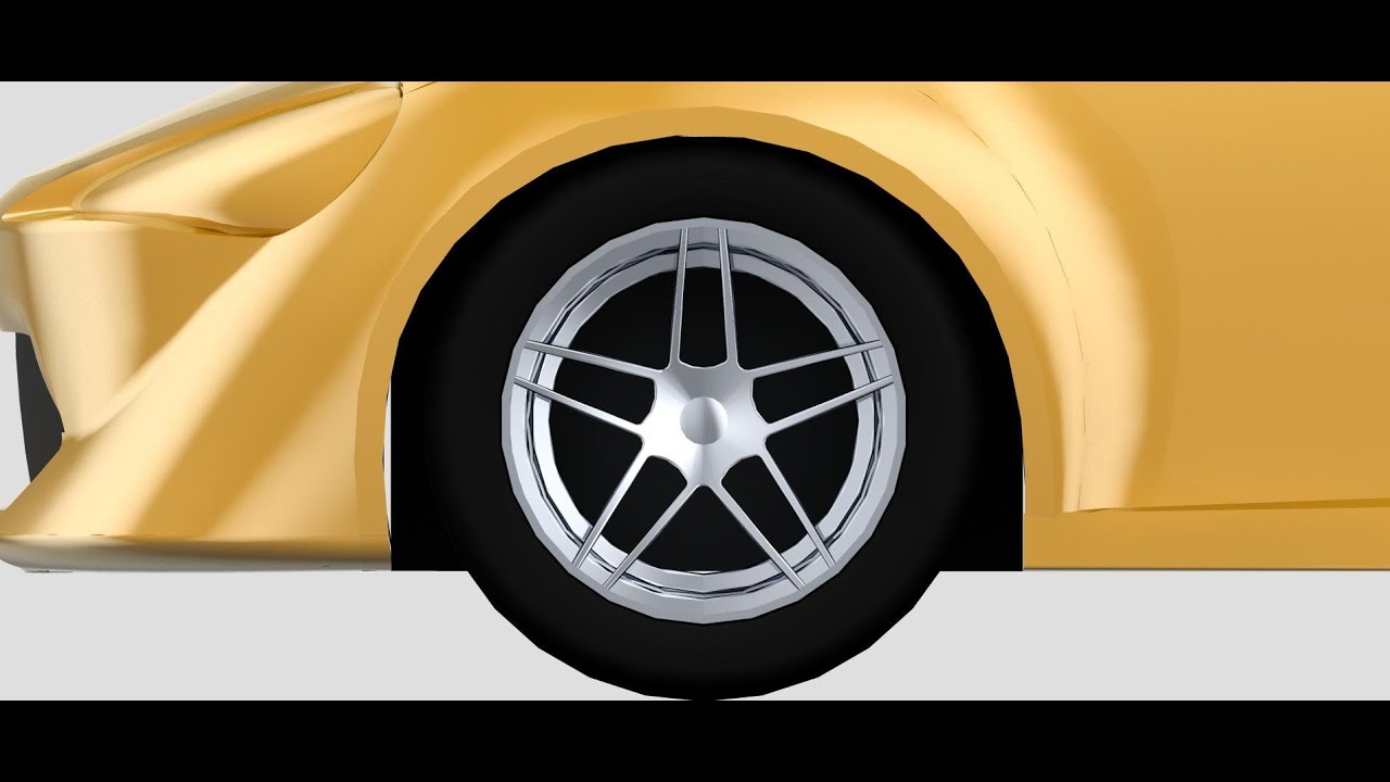 Creo Car Tutorial Toyota 86 - Part 15 Creating the wheel tyre and rim