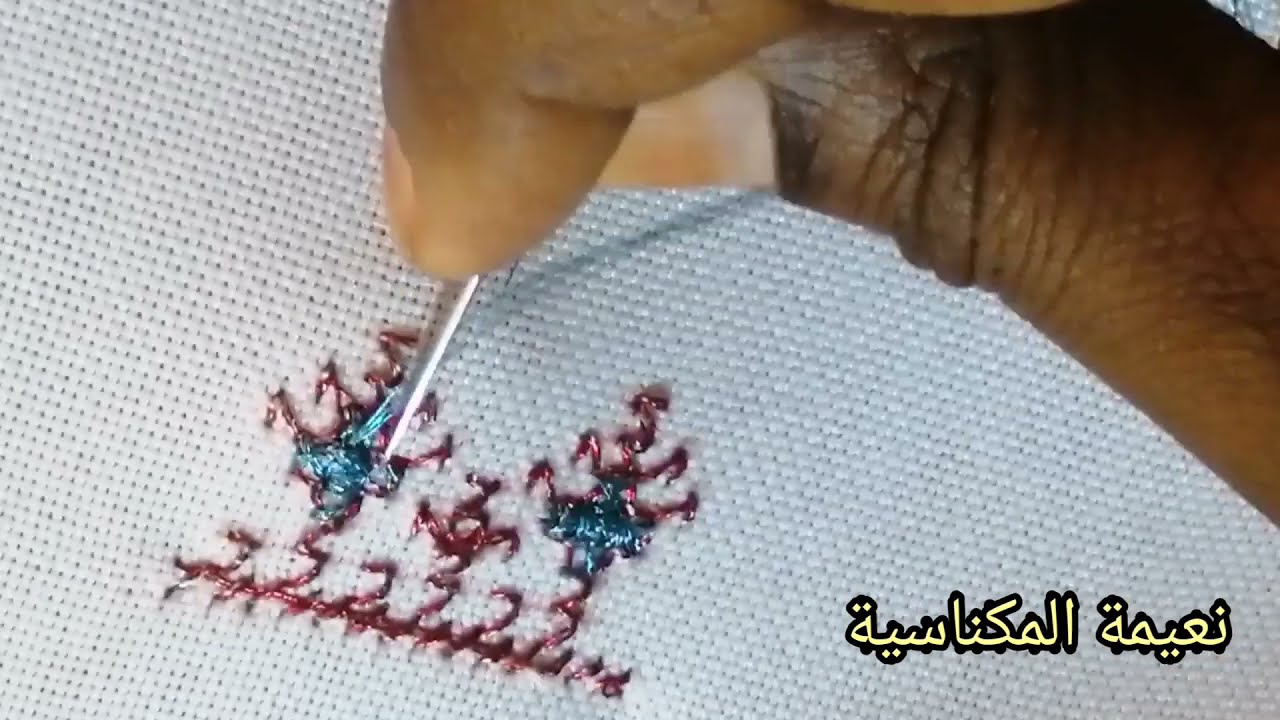 طريقة جد سهلة للتعمار بالصم الحر الأزرق الطرز الفاسي