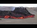 Fagradalshraun - Meradalir big rock in lava flow 01.05.2021