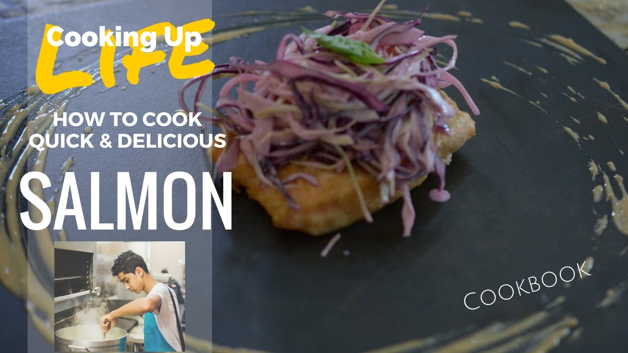 Cooking Up Life with Zac Episode 1 - Salmon with Peanut Sauce and ...