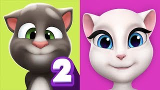 Igameboxmy Talking Angela Level 100 Vs.my Talking Tom 2 Level 59Gameplay For Kid