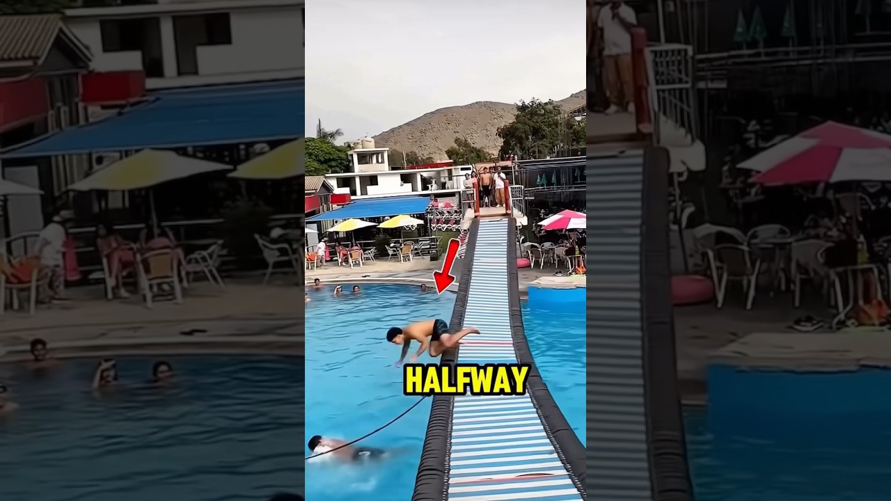 No one can run across this bridge in time ￼