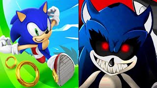 Sonic Dash vs SONIC EXE New Nightmares