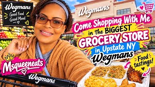 Come shopping with me in the Biggest Grocery Store in Upstate NY! @wegmans  Guide