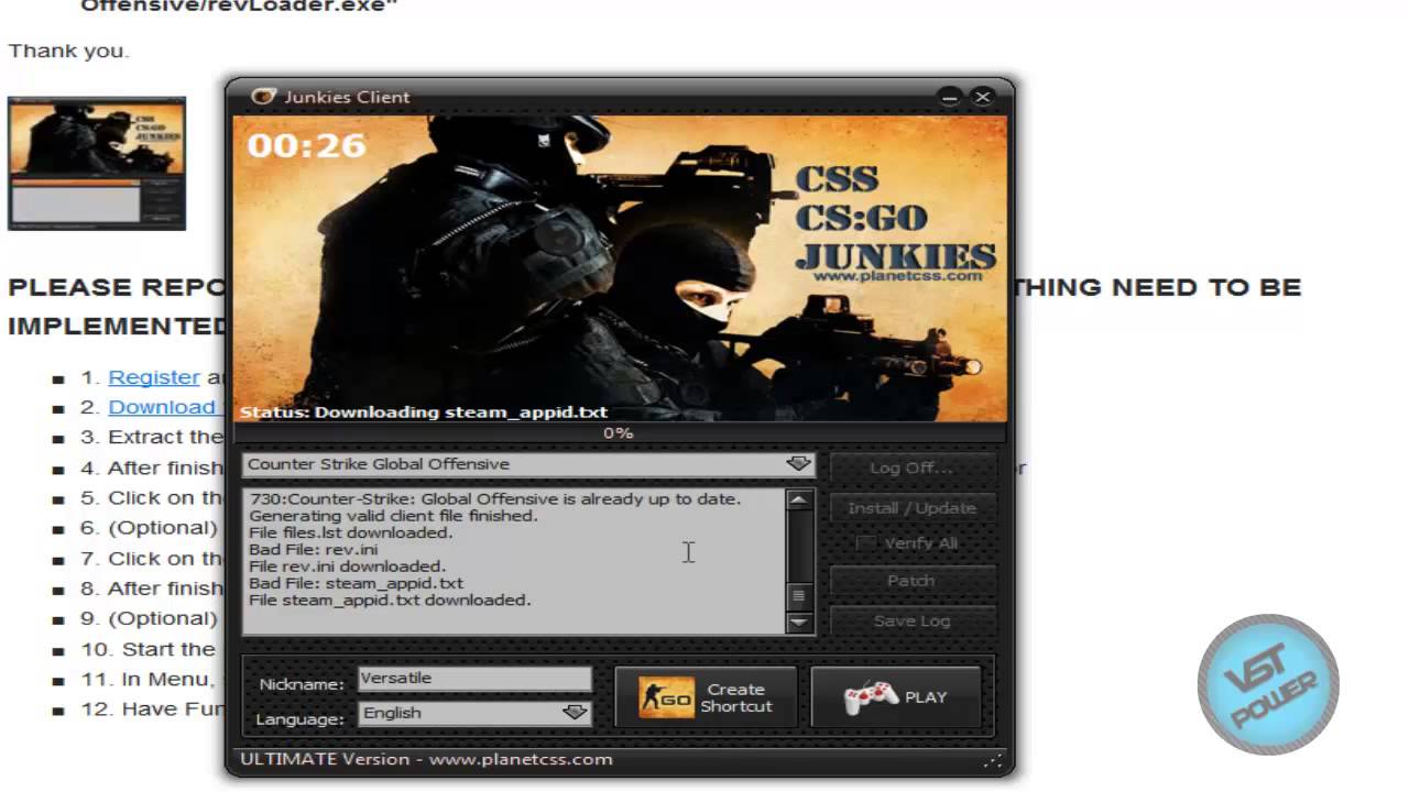 Counter Strike Global Offensive Launcher - Download