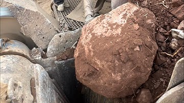 "Stone Crusher Machine: A Giant at Work"The Power of Stone: Machine Working in Action"#stonecrusher