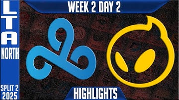 C9 vs DIG Highlights | LCS W2D2 Split 2 2025 LTA North | Cloud9 vs Dignitas