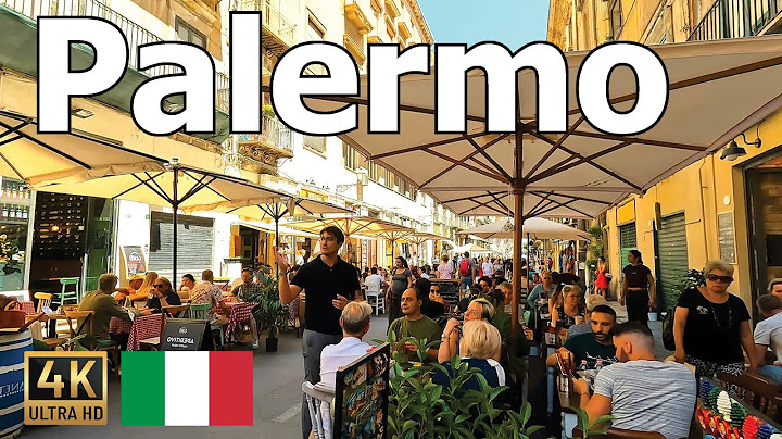 Palermo, Sicily 4K Walking Tour - Amazing Street Culture 🇮🇹