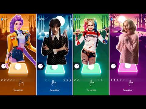 KPop Demon Hunters vs Wednesday vs Harley Quinn vs Emma Myers