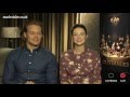 Mr and Mrs with Outlander stars Caitriona Balfe and Sam Heughan