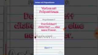 Deutsch lernen | Wichtige Präpositionen | Learn German