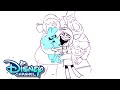 Animatic Theme Song 🎶  | NYCC Sneak Peek | The Ghost and Molly McGee | Disney Channel Animation