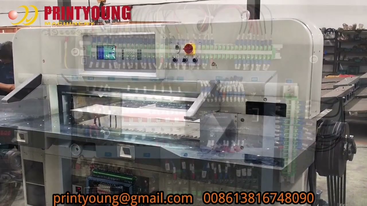 QZX Series Paper Cutting Machine-1 - YouTube