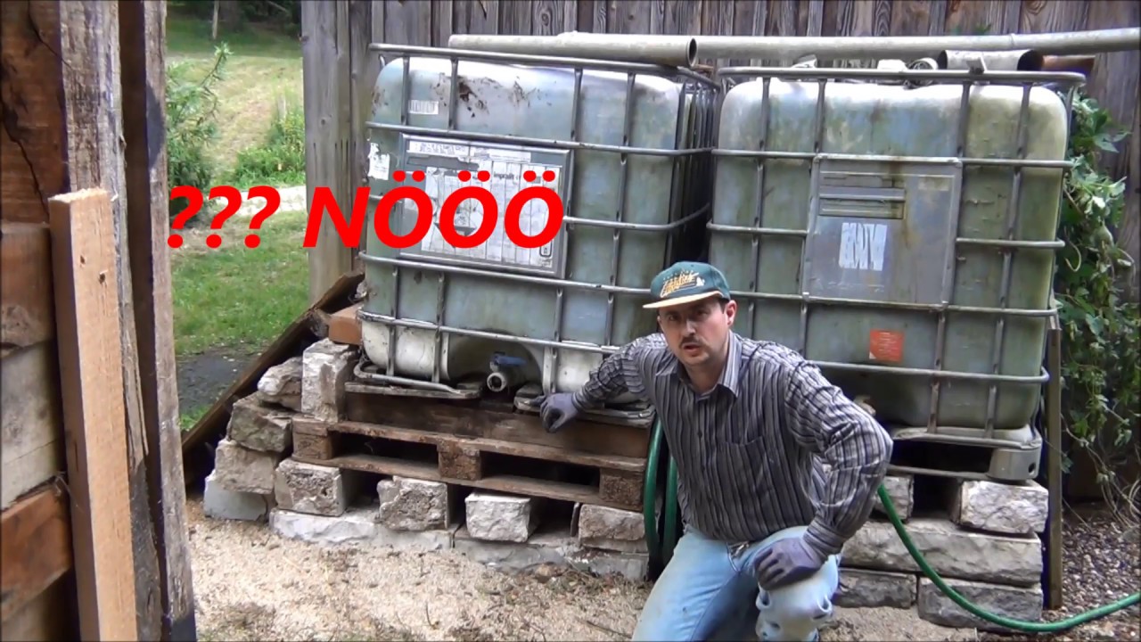 Ein Neuer Unterbau Fur S Wasserfass Muss Her Youtube