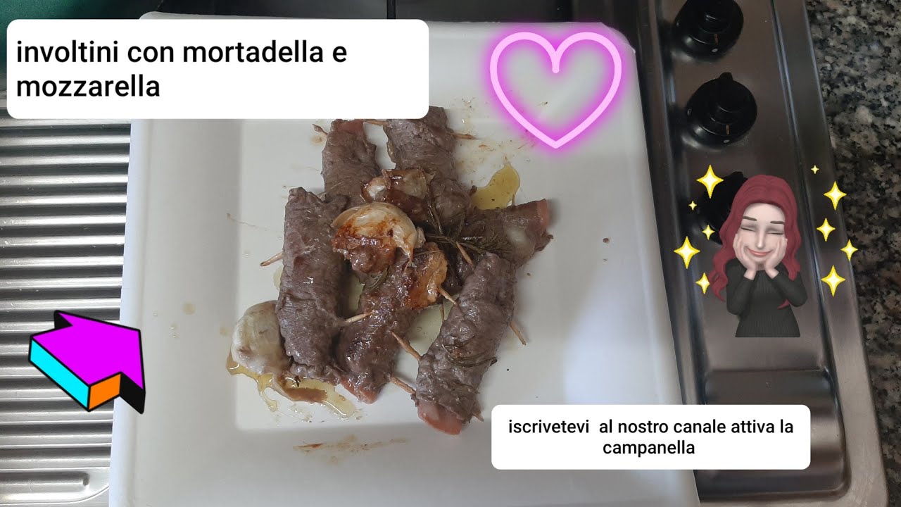 INVOLTINI MORTADELLA E MOZZARELLA. LA DELIZIA YouTube