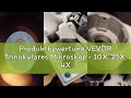Produktbewertung VEVOR Trinokulares Mikroskop - 10X, 25X, 4X, 10X, 40X, 100X Objektive, Labor Auflic