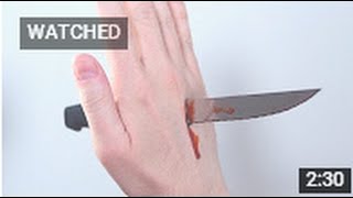 KNIFE THROUGH HAND!