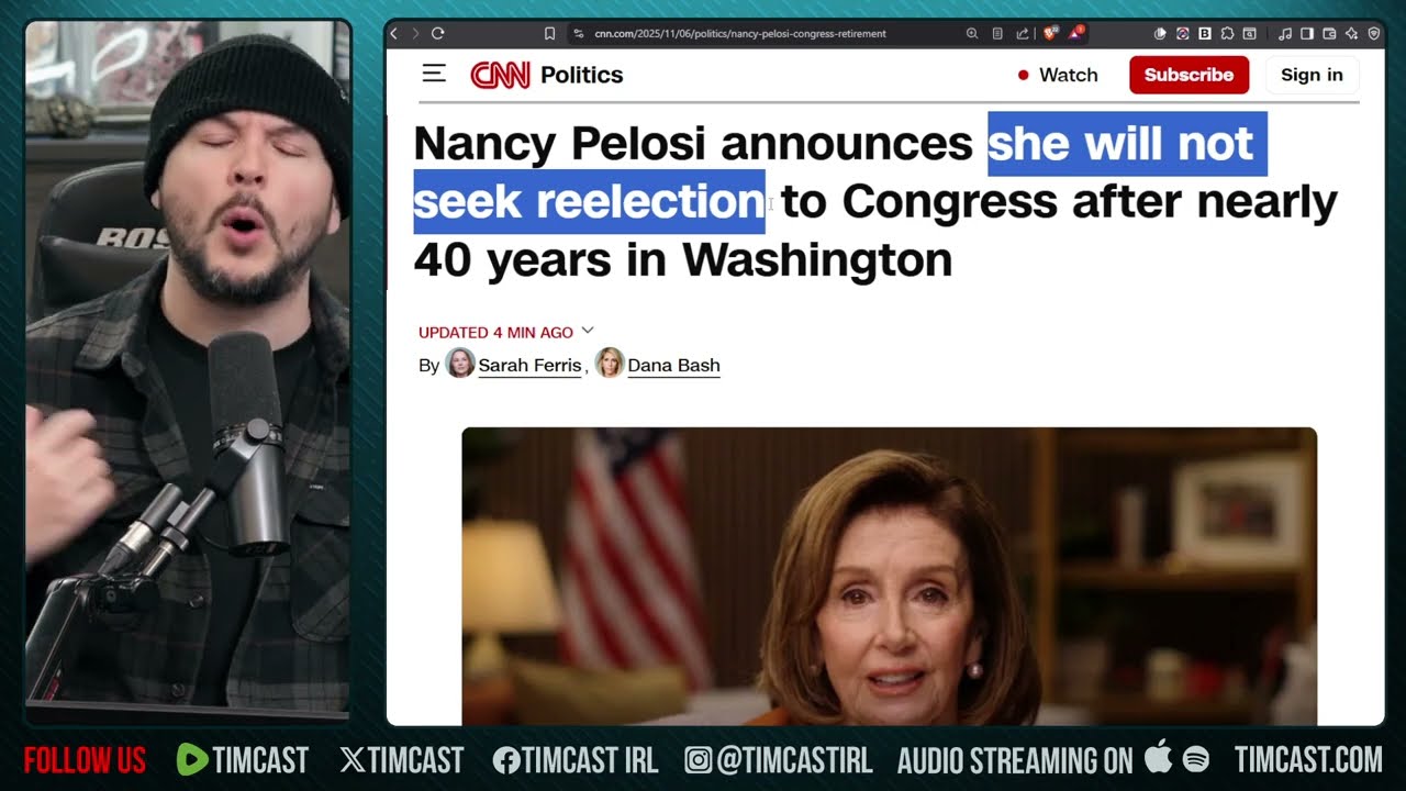 Nancy Pelosi QUITS, Democrats Formally Endorse Socialism, Right Loses it Over Fuentes | Tim Pool
