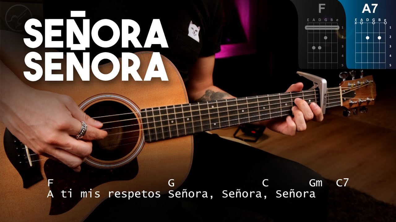 Señora Señora - Denisse de Kalafe ACORDES Guitarra Cover | Christianvib
