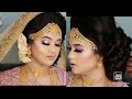 reception bridal Makeup and hairstyle tutorial | Nadia's Makeover
