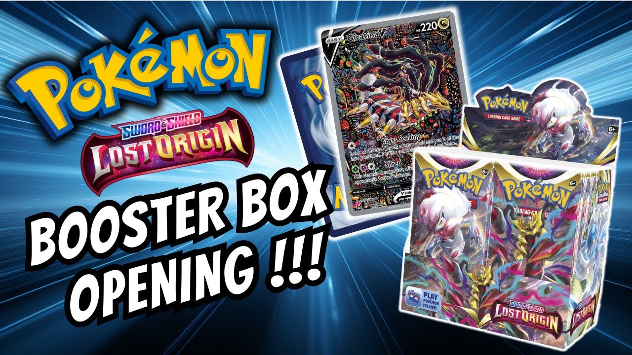 WE PULLED AN ALT ART !! Pokemon Lost Origin Booster box opening - YouTube