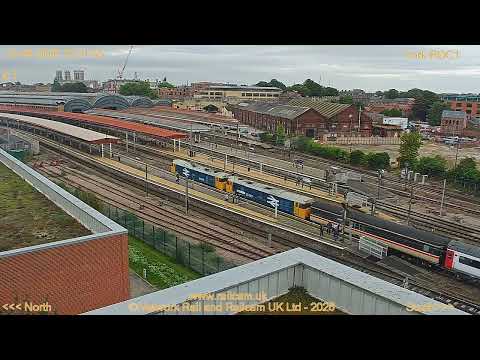 East Coast Hoovers, 50007 'Hercules' & 50049 'Defiance' on the 'Toots Express' | Railcam UK