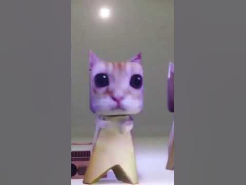 Бумажный кот танцует - YouTube
